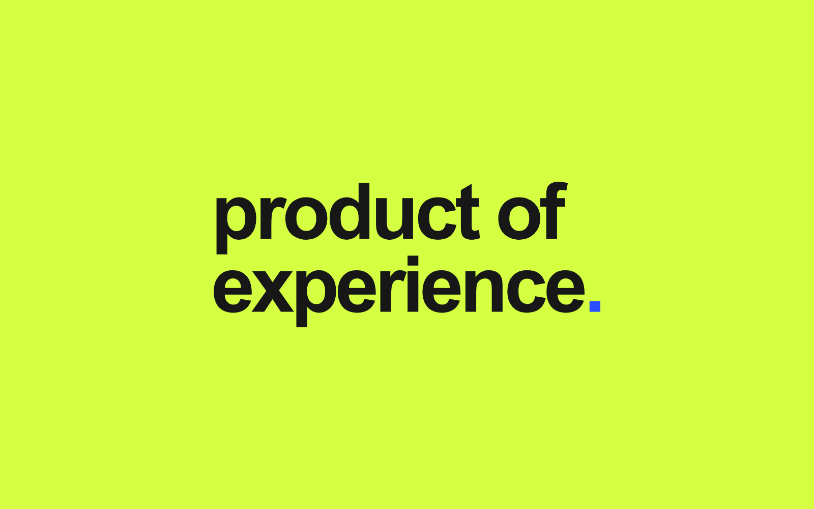 Wordmark on lime
