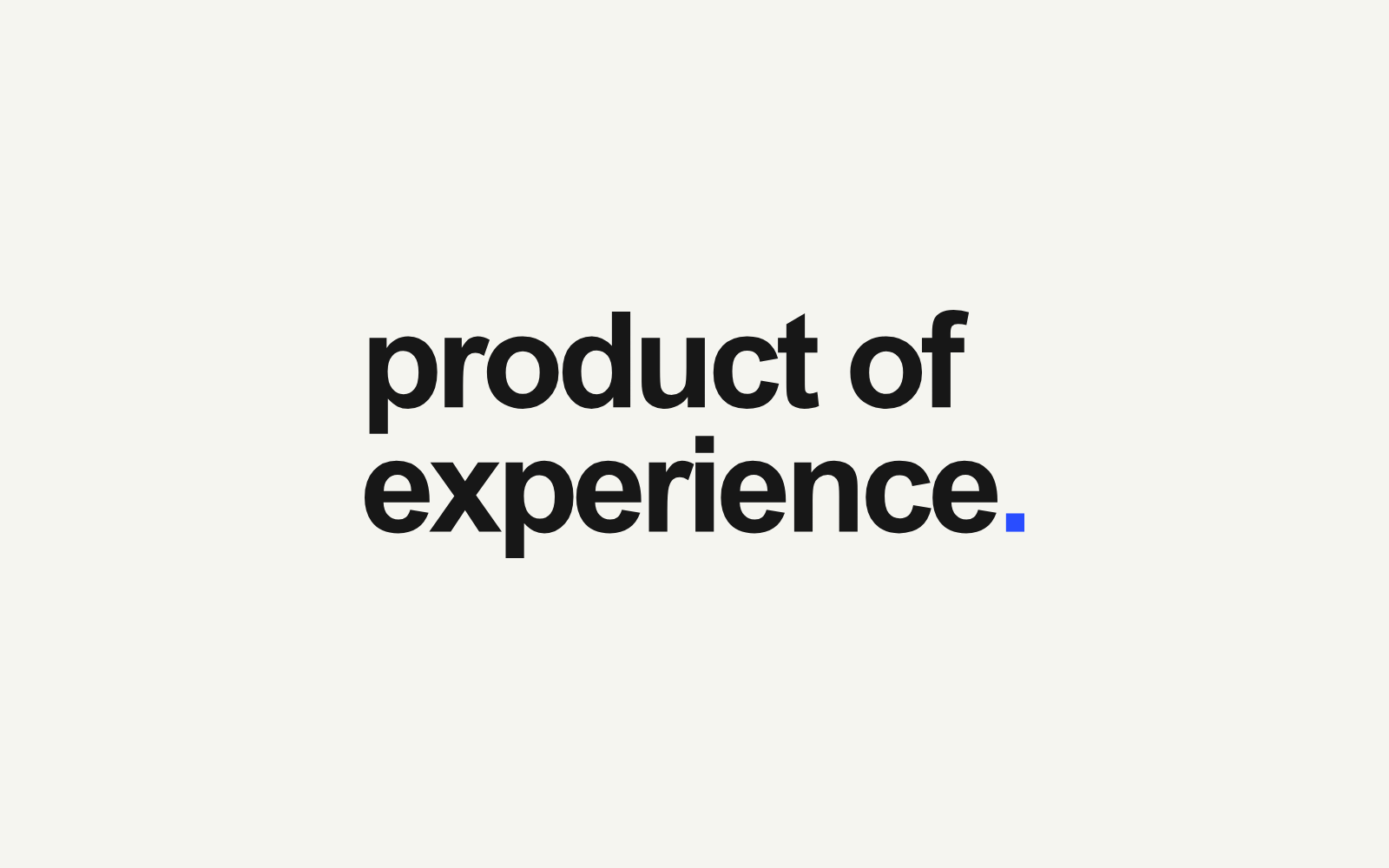 Wordmark on paper
