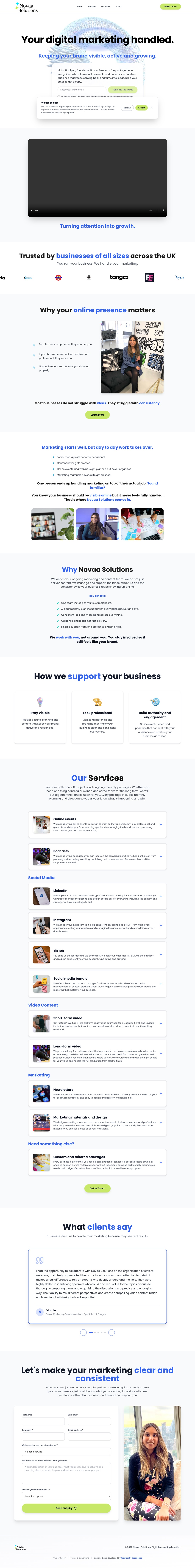 Novaa Solutions, a digital marketing agency